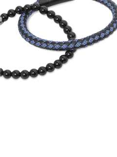 Solid Black Beaded Bracelet