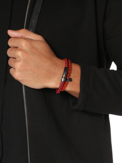 Black Beaded Bracelet