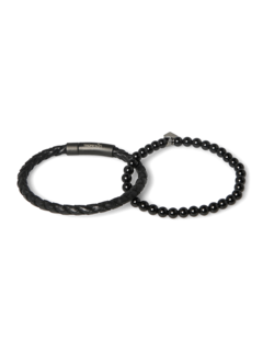 Black Beaded Bracelet