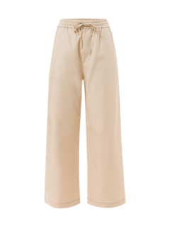 ELASTIC WAIST COTTON PANTS