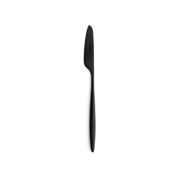 شوكة تناول حلوى بلون أسود غير لامع سولو