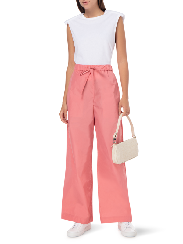 Nylon Drawstring Waist Pants