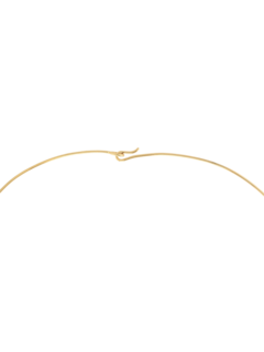 Gold Flaked Choker Necklace