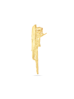 Jagged Gold Statement Earrings