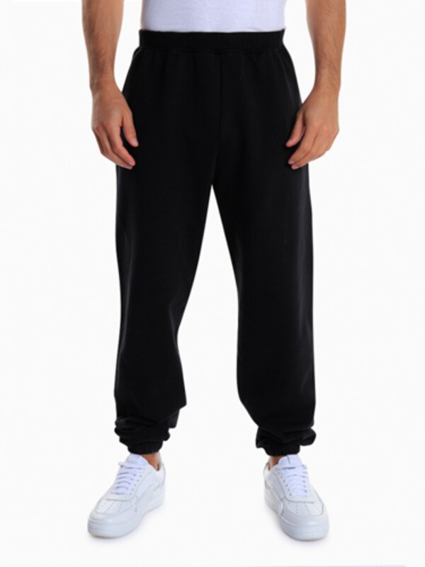 Cotton Sweatpants with Elastic Waist