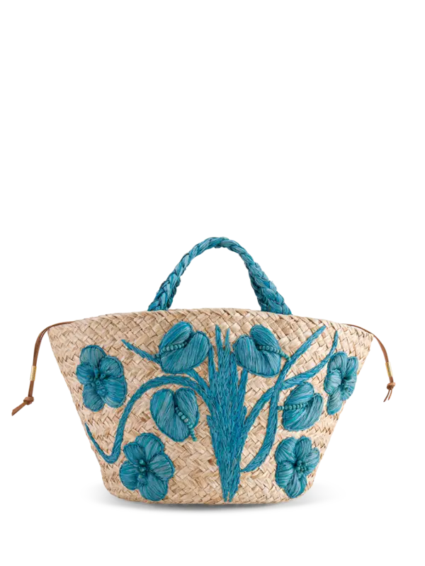 Anthurium Basket Abaca Bag