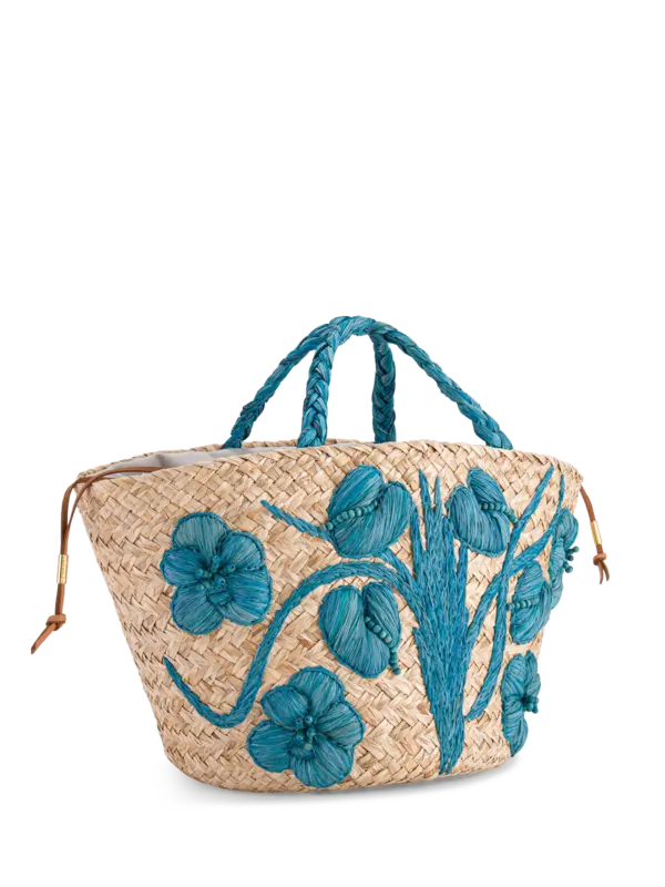 Anthurium Basket Abaca Bag