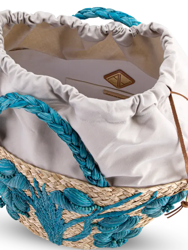 Anthurium Basket Abaca Bag