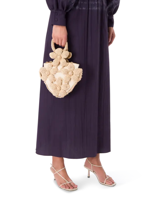 Rossi Beaded Floral Handbag