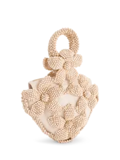 Rossi Beaded Floral Handbag