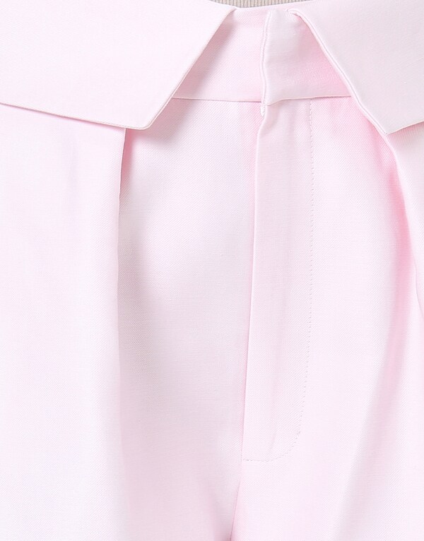 Pink Fold over Waist Shorts