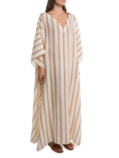 Orange and White Striped Tunic