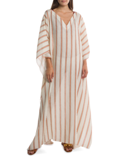Orange and White Striped Tunic