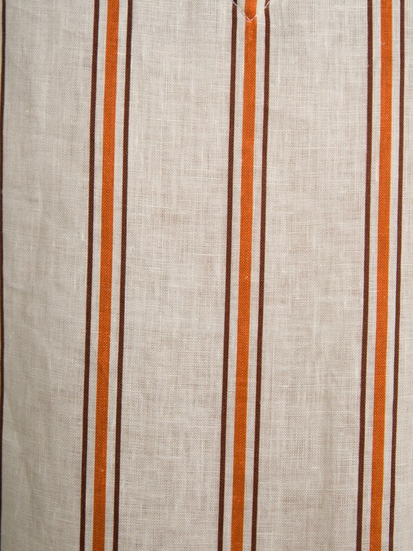 Orange and White Striped Tunic