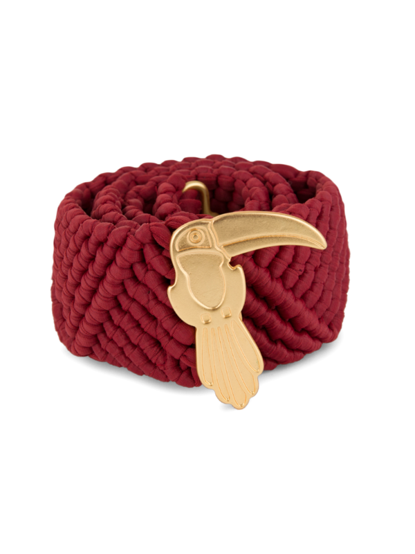 Braided Belt / Wine