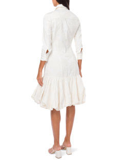 Brocade Ruffle Dress