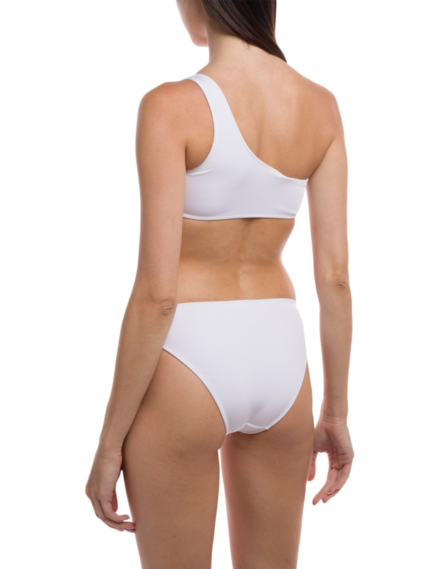Lyla Bikini Daisy White with Tortoiseshell Rings