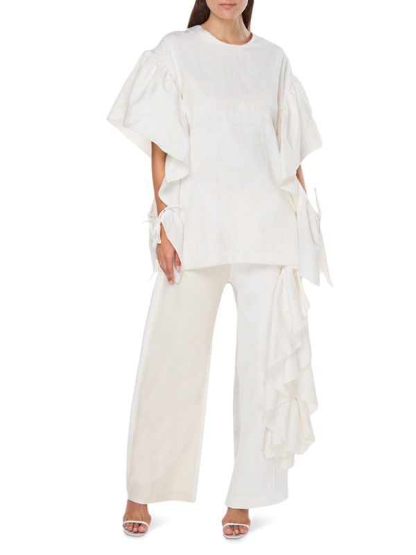 Brocade Oversized T-Shirt Dress