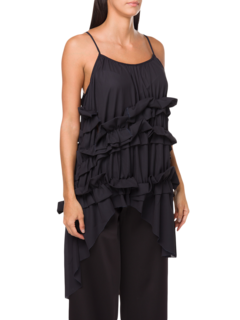 Ruffle Asymmetric Top