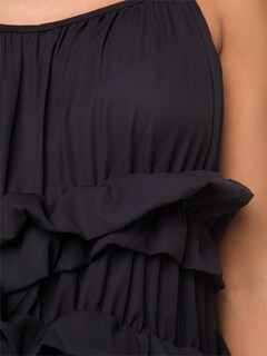 Ruffle Asymmetric Top