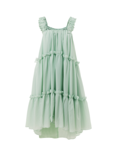 ADALEE MIDI DRESS IN CRUSHED RIPSTOP