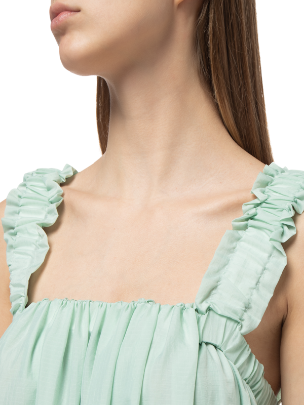 ADALEE MIDI DRESS IN CRUSHED RIPSTOP