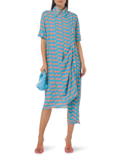 ASYMMETRIC SS DRESS HAPPY