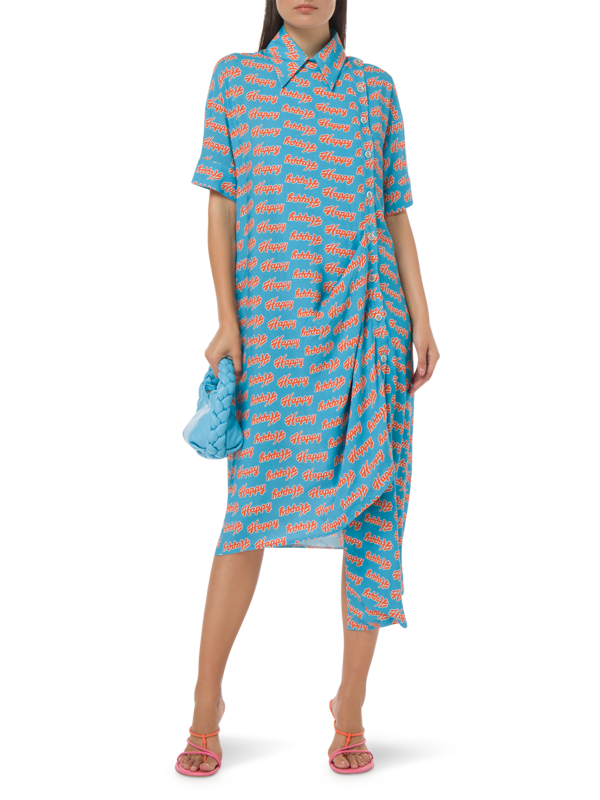 ASYMMETRIC SS DRESS HAPPY