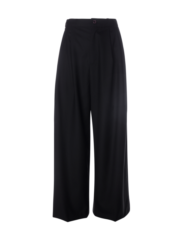 WOOL BLEND PANTS LUCKY
