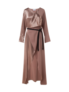 WRAP DRESS WITH ROPE BELT