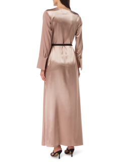 WRAP DRESS WITH ROPE BELT