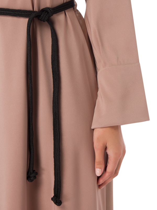 WRAP DRESS WITH ROPE BELT