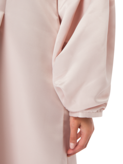 A-LINE DRESS WITH DOUBLE COLLAR AND PUFFED SLEEVES