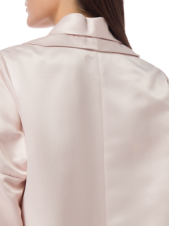 A-LINE DRESS WITH DOUBLE COLLAR AND PUFFED SLEEVES