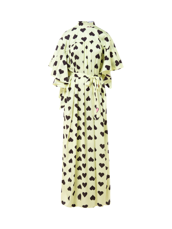 PIXEL HEARTS PRINT FRILL DRESS BOX\n