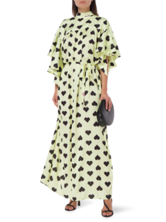 PIXEL HEARTS PRINT FRILL DRESS BOX\n