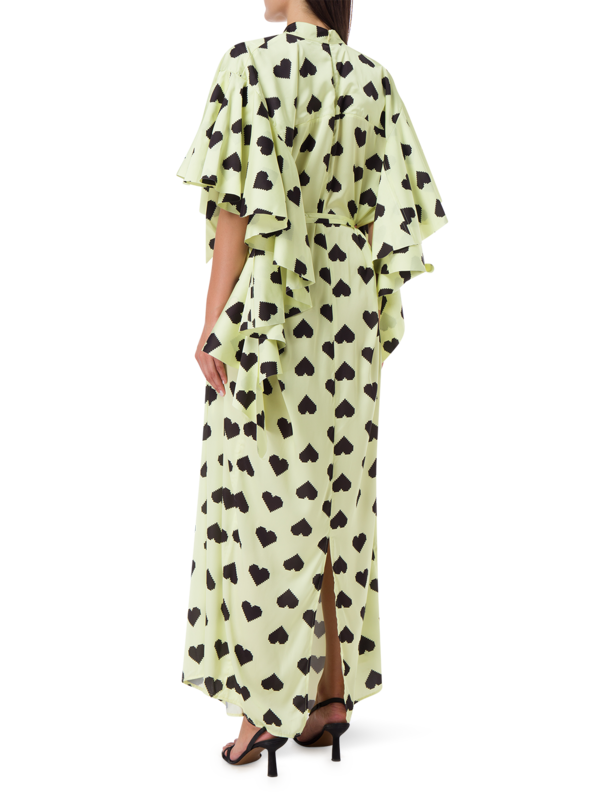 PIXEL HEARTS PRINT FRILL DRESS BOX\n