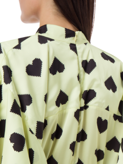 PIXEL HEARTS PRINT FRILL DRESS BOX\n