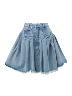ACID DENIM PLEATED SKIRT BOX\n\n