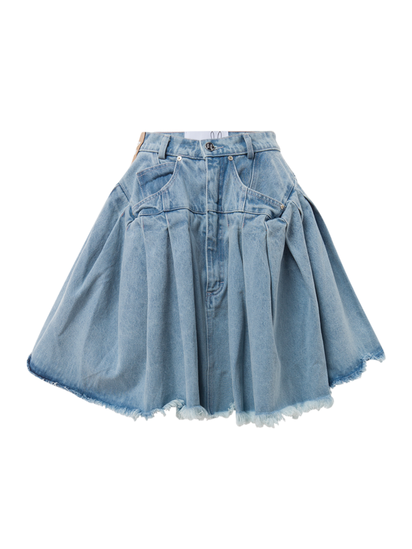 ACID DENIM PLEATED SKIRT BOX\n\n