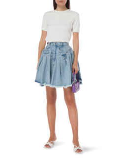 ACID DENIM PLEATED SKIRT BOX\n\n