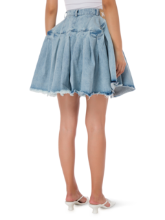ACID DENIM PLEATED SKIRT BOX\n\n