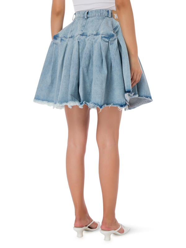 ACID DENIM PLEATED SKIRT BOX\n\n