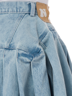 ACID DENIM PLEATED SKIRT BOX\n\n