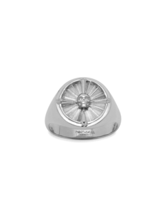 Atticus Skull Compass Pinky Ring