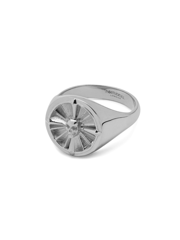Atticus Skull Compass Pinky Ring