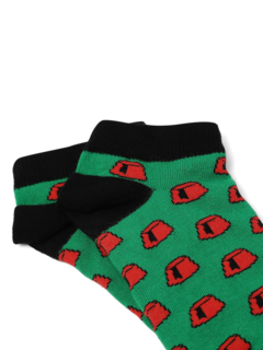 Printed Green Socks