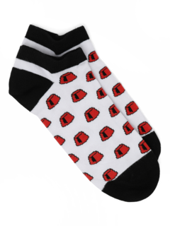 White Ankle-length Socks