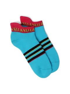 Printed Blue Socks