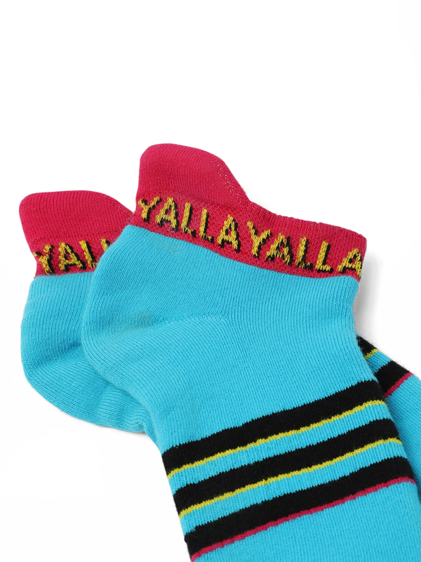 Printed Blue Socks